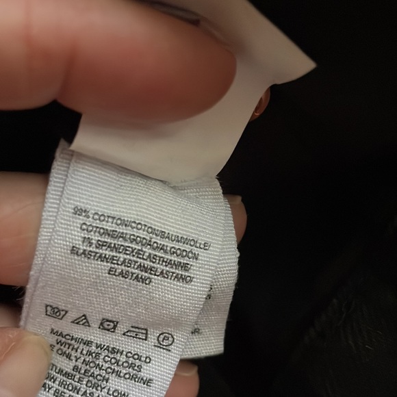 Free People Stella Black Hi Rise Skinny Jeans 31 B11 - Picture 7 of 10